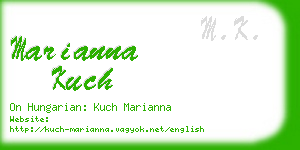 marianna kuch business card